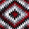 Flash Furniture Red 2' x 7' Diamond Patterned Area Rug OKR-RG1106-27-RD-GG - alternate 4